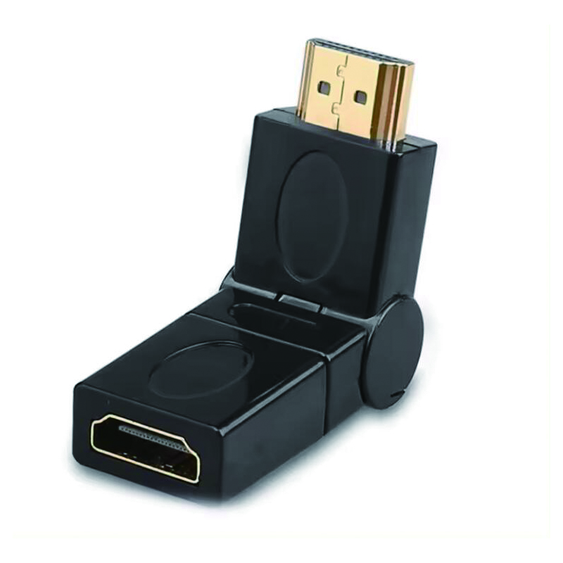 360 degree rotatable 24k Glod plated adapter